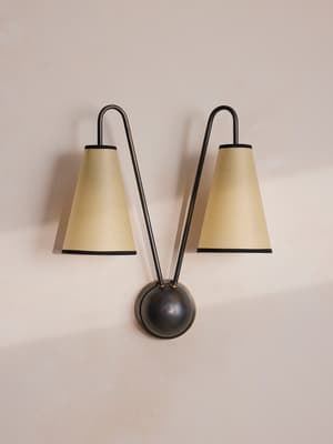 Clarke Wall Light - Blackened Brass - Listing Image