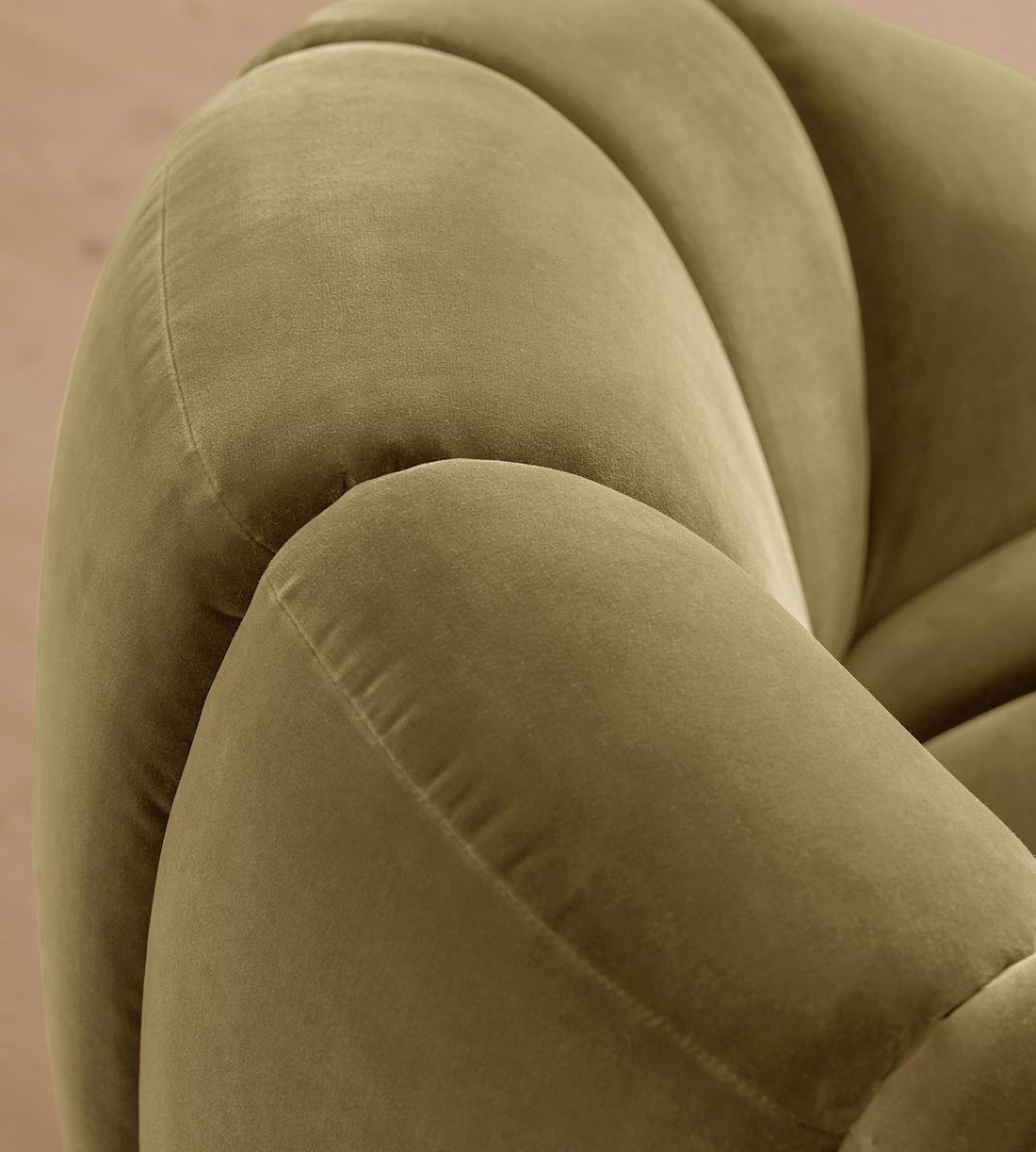 Garret Armchair - Velvet - Lichen - Images - Image 7