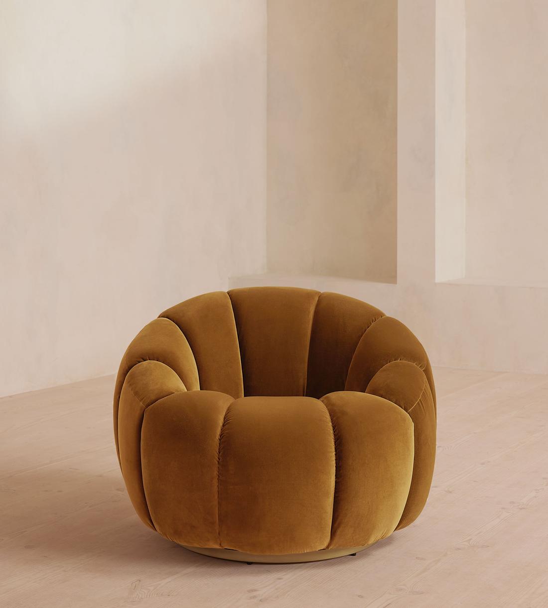 Garret Armchair - Velvet - Mustard - Listing - Image 3