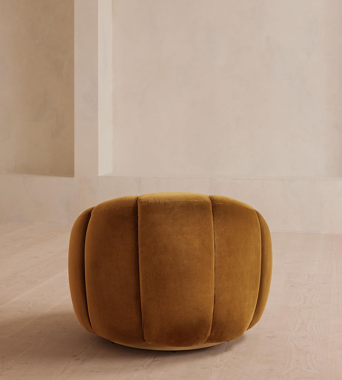 Garret Armchair - Velvet - Mustard - Images - Image 5