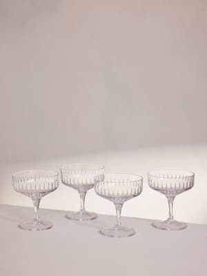 Roebling Champagne Coupe - Set of Four - Hover Image