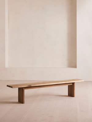 Matis Bench - Brown Oak - 240cm - Hover Image