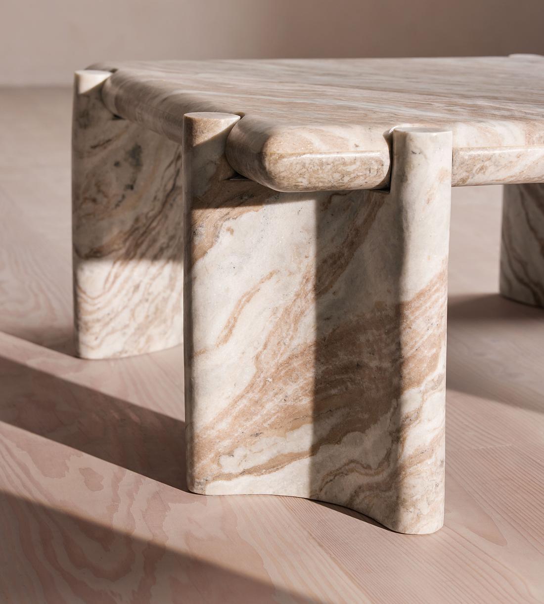 Lorella Coffee Table - Terra Bianca Marble - Images - Image 4