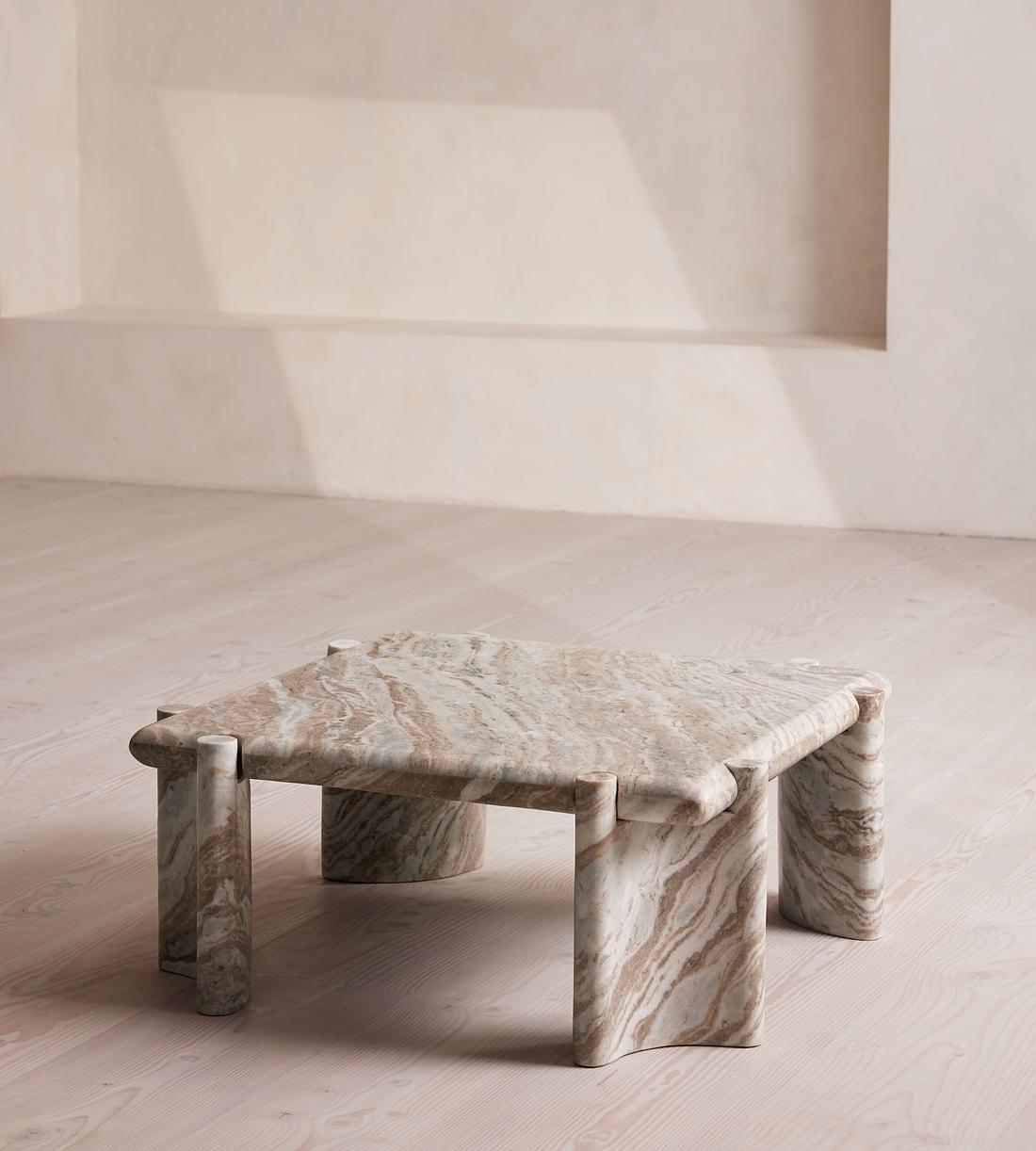 Lorella Coffee Table - Terra Bianca Marble - Listing - Image 2