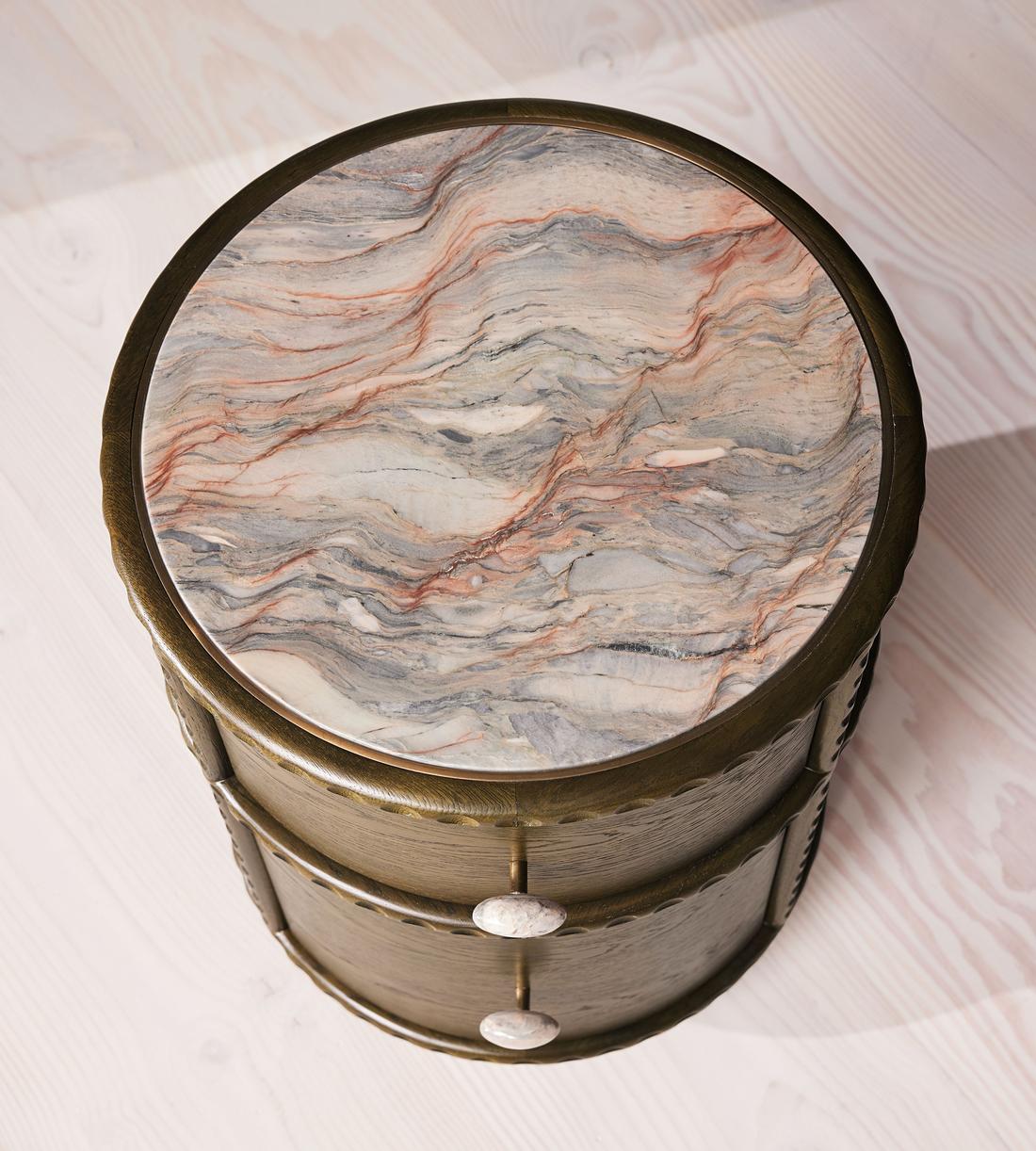 Pietro Bedside Table - Brazilian Quartzite - Images - Image 6