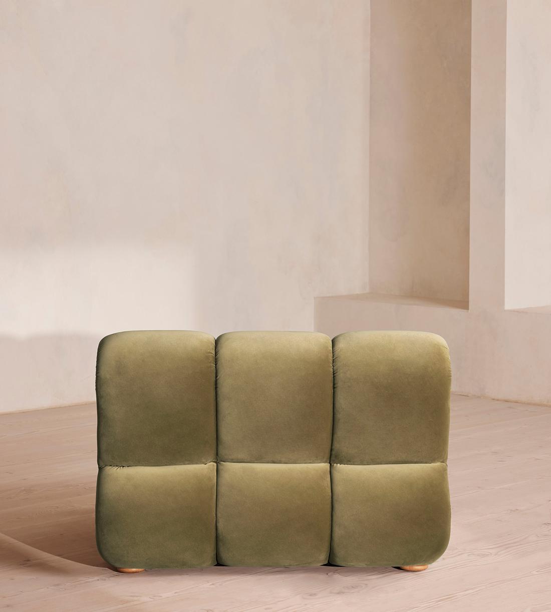 Noelle Modular Armchair - Velvet Lichen - Images - Image 4