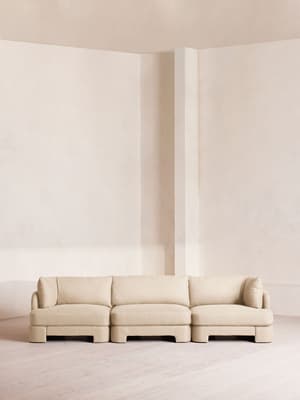 Odell Modular Sofa - Four Seater - Linen - Bisque - Listing Image