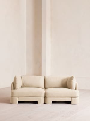 Odell Modular Sofa - Three Seater - Linen - Bisque - Listing Image