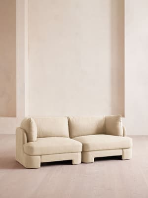 Odell Modular Sofa - Three Seater - Linen - Bisque - Hover Image