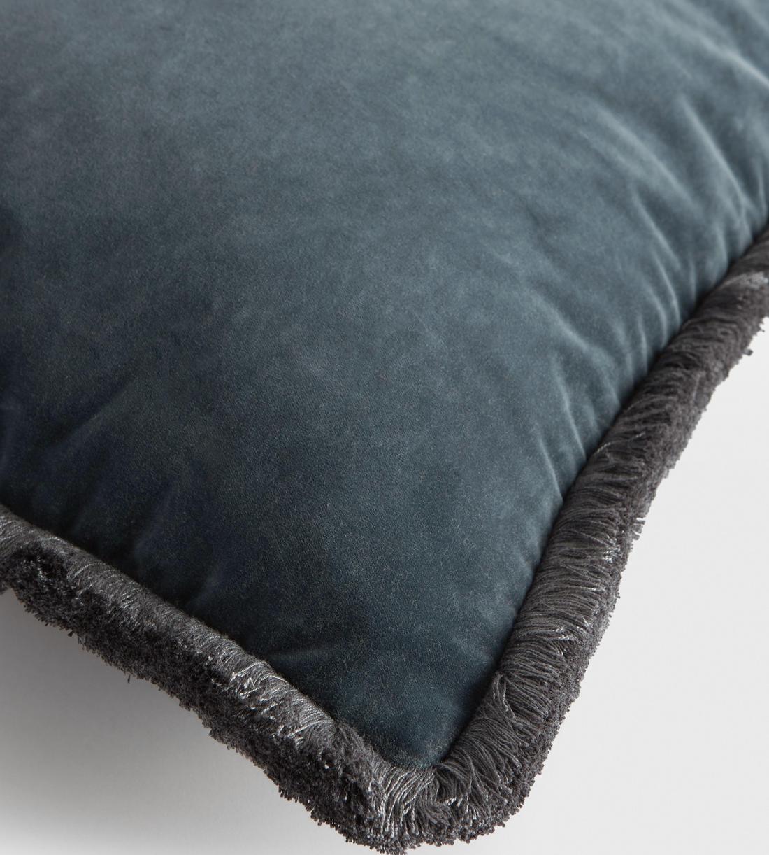 Margeaux Large Square Cushion - Grey Blue - Listing - Image 2