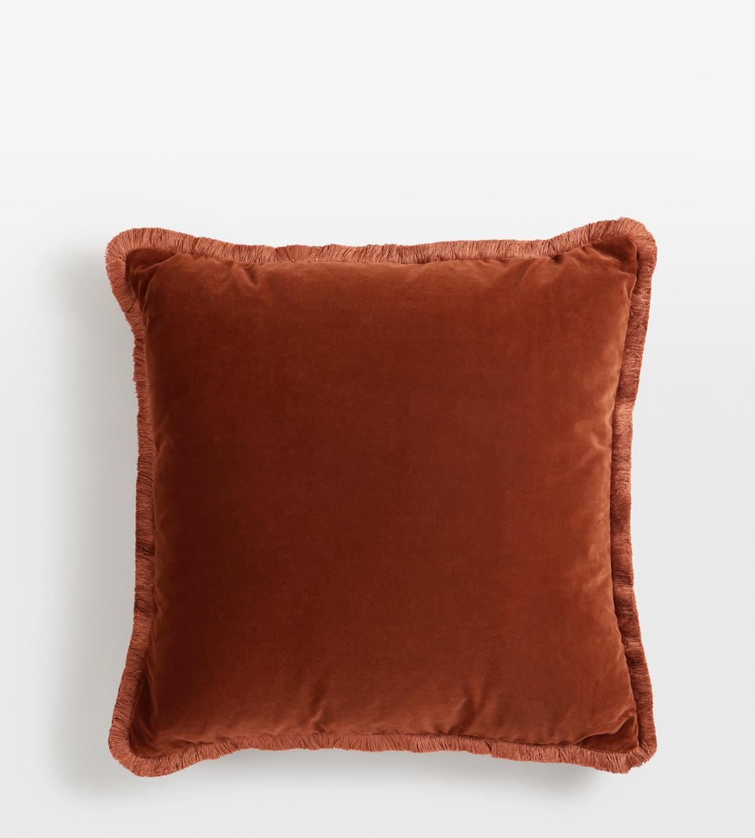 Margeaux Large Square Cushion - Rust - Listing - Image 1