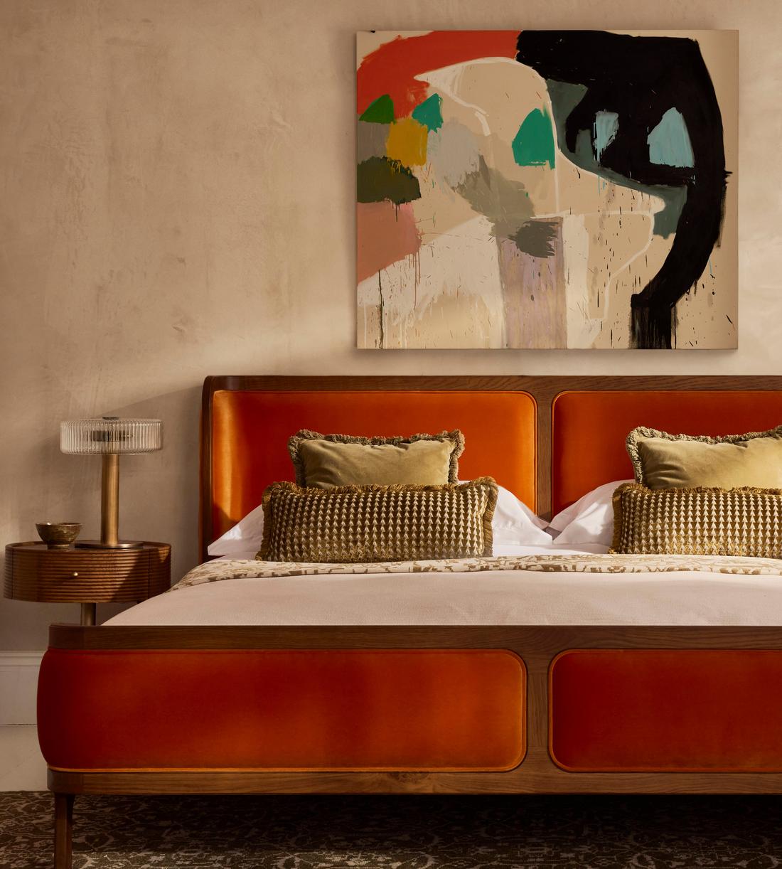 Belsa Bed - King - Tangerine - Lifestyle - Image 2